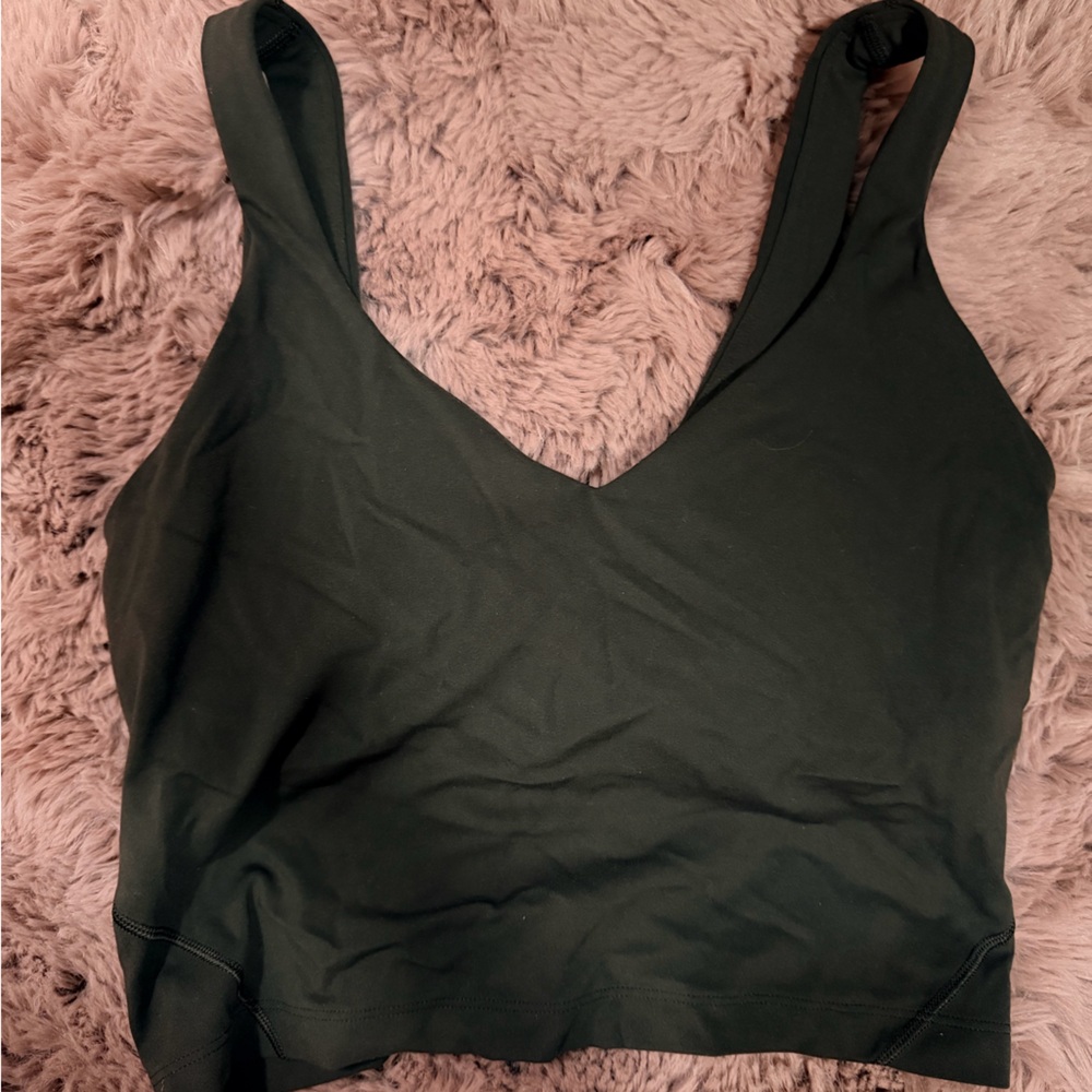 lululemon athletica Dark brown align tank